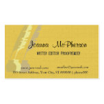 Writer  Editor Journalist Stylish Business Card Templates