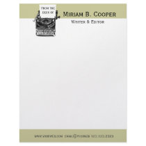 Writer Editor Publishing Professional letterhead