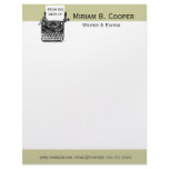 Writer Editor Publishing Professional Custom Letterhead