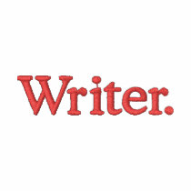 Writer. embroidered shirts