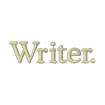 Writer. embroidered shirts