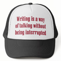Writer Hat by occupationtshirts Writer Hat