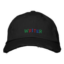 WRITER HAT - Customized embroidered hats by Progger WRITER HAT - Customized embroidered hats