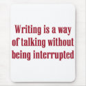 Writer Mouse Pad mousepads by occupationtshirts Writer Mouse Pad mousepads