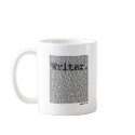 "Writer." mugs