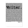 "Writer." poster