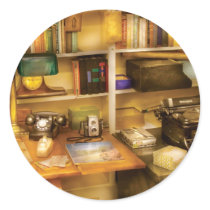 Writer - The desk of a writer stickers