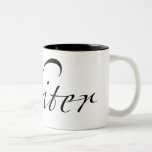 Writer Two-Tone Mug (black lettering)