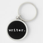 writer. (typewriter) - fancy keychain