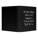 Writer's Block 3 Ring Binder
