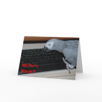 Writer's Block Greeting Cards