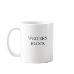 Writer's Block Coffee Mug