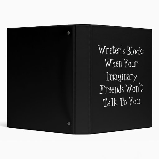 Writer's Block Vinyl Binders