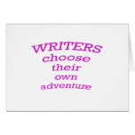 Writers Choose their own Adventure Greeting Cards