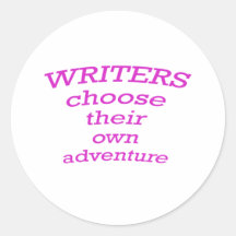 Writers Choose their own Adventure Sticker