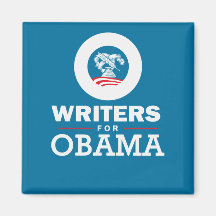Writers for Obama Refrigerator Magnet