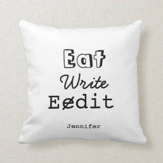 Writers Home Decor Funny Life Pillow Any Color