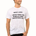 Writer's lament t-shirts