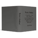 Writer's Notebook - Agatha Christie binders