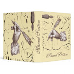 Writer's Notebook - Antique Calligraphy Pen & Ink 3 Ring Binder