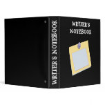 WRITER'S NOTEBOOK binder