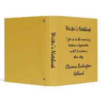 Writer's Notebook - Clarence Budington Kelland binders