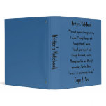 Writer's Notebook - Edgar Allan Poe