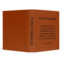 Writer's Notebook - Edna Ferber binders