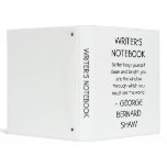 Writer's Notebook - George Bernard Shaw binders