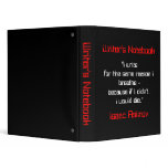 Writer's Notebook - Isaac Asimov Binder