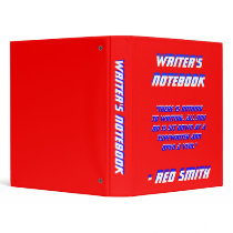 Writer's Notebook - Red Smith Binder