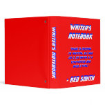 Writer's Notebook - Red Smith Vinyl Binder