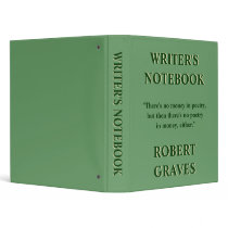 Writer's Notebook - Robert Graves binders by JoieGirl Writer's Notebook - Robert Graves binders