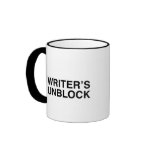 Writer's Unblock Mug (left-handed)