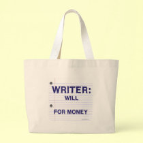 Writers Will for Money bags