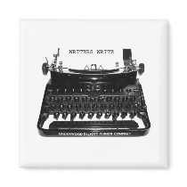 Writers Write Typewriter Magnet