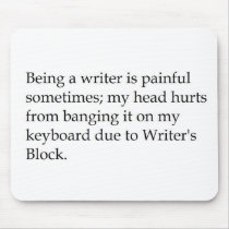 WritersBlock mousepads