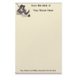 Writing Cat Stationery