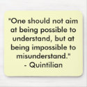 Writing & Editing Quotation Mouse Pad mousepads