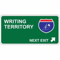 Writing Next Exit Acrylic Cut Outs