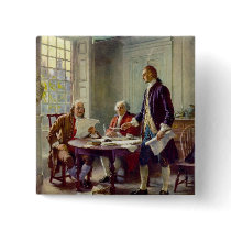 Writing of the Declaration of Independence Pins