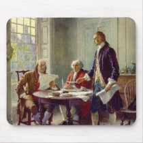Writing of the Declaration of Independence Mouse Pads