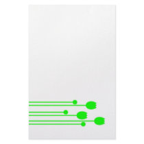 Writing paper note paper black knows flower floral stationery