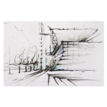 Writing paper PAPER Landscape landscape nature Customized Stationery