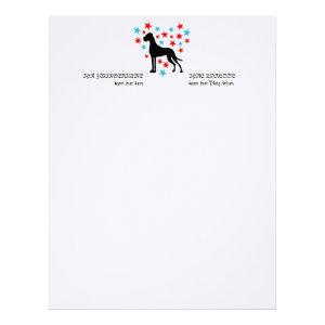 Writing paper to mark letterhead template