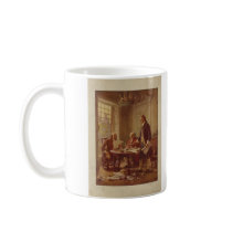 Writing the Declaration of Independence by Ferris Mugs