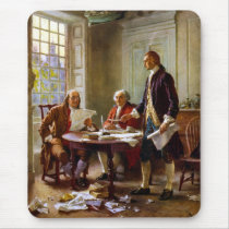 Writing The Declaration of Independence Mousepads