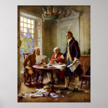 Writing The Declaration of Independence Print