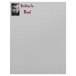 Written In Blood Paper Custom Letterhead