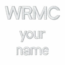 WRMC, your name embroidered shirts
